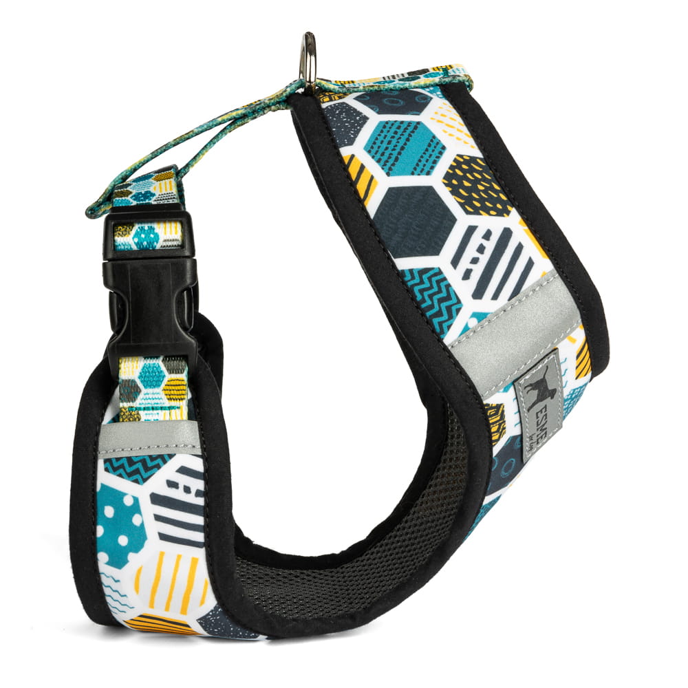 Polstrovaný postroj Soft Air pro mikro a malé psy – Honeycomb