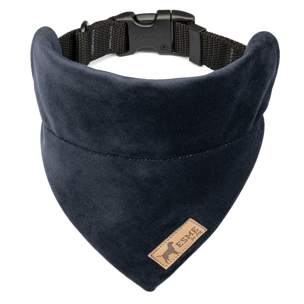 Sametová bandana pro psa – Space