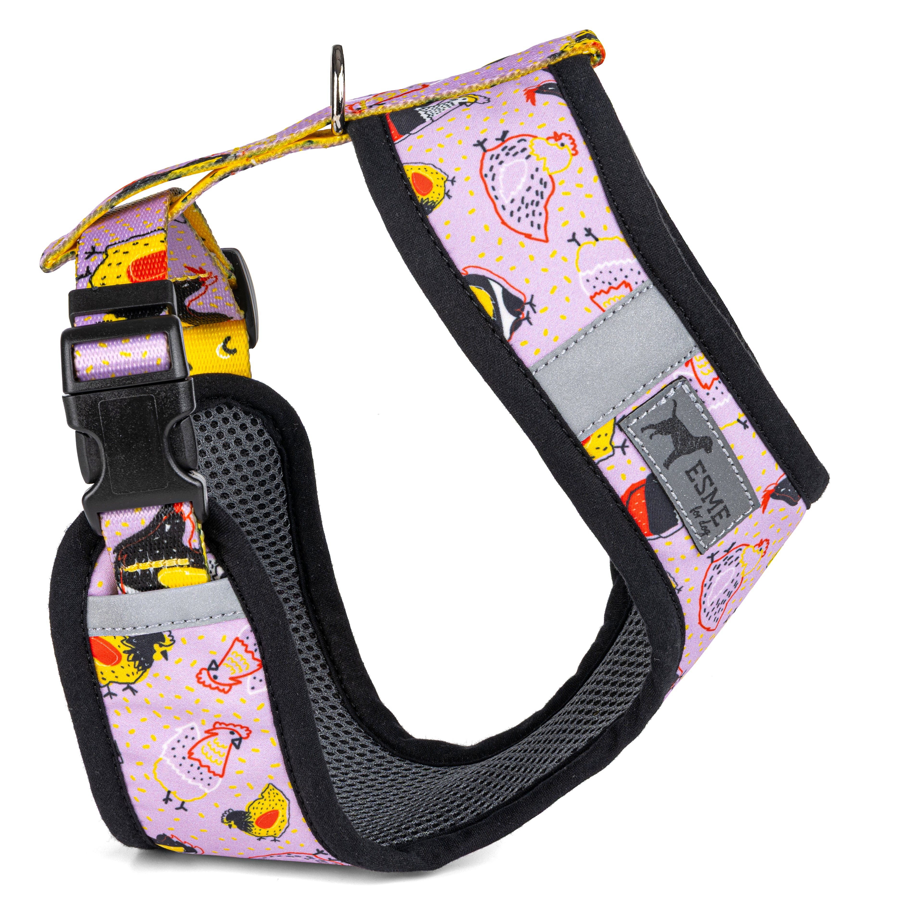 Polstrovaný postroj Soft Air pro mikro a malé psy – Kury