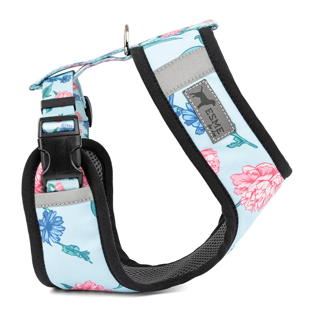 Polstrovaný postroj Soft Air pro mikro a malé psy – Blossom