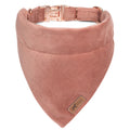 Sametová bandana pro psa – Dusty Rose