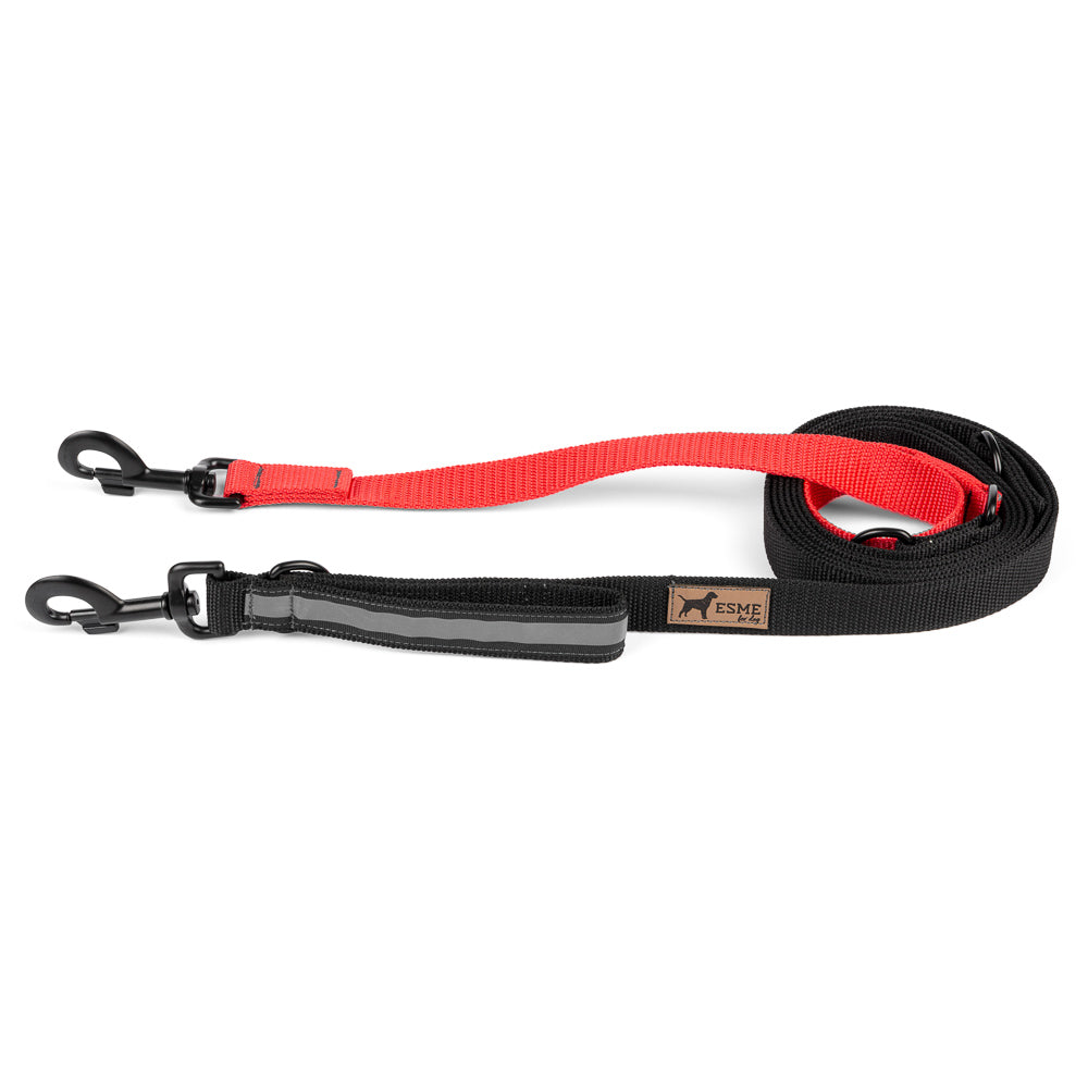 Přepínací vodítko pro psa – Sport Comfort - RED