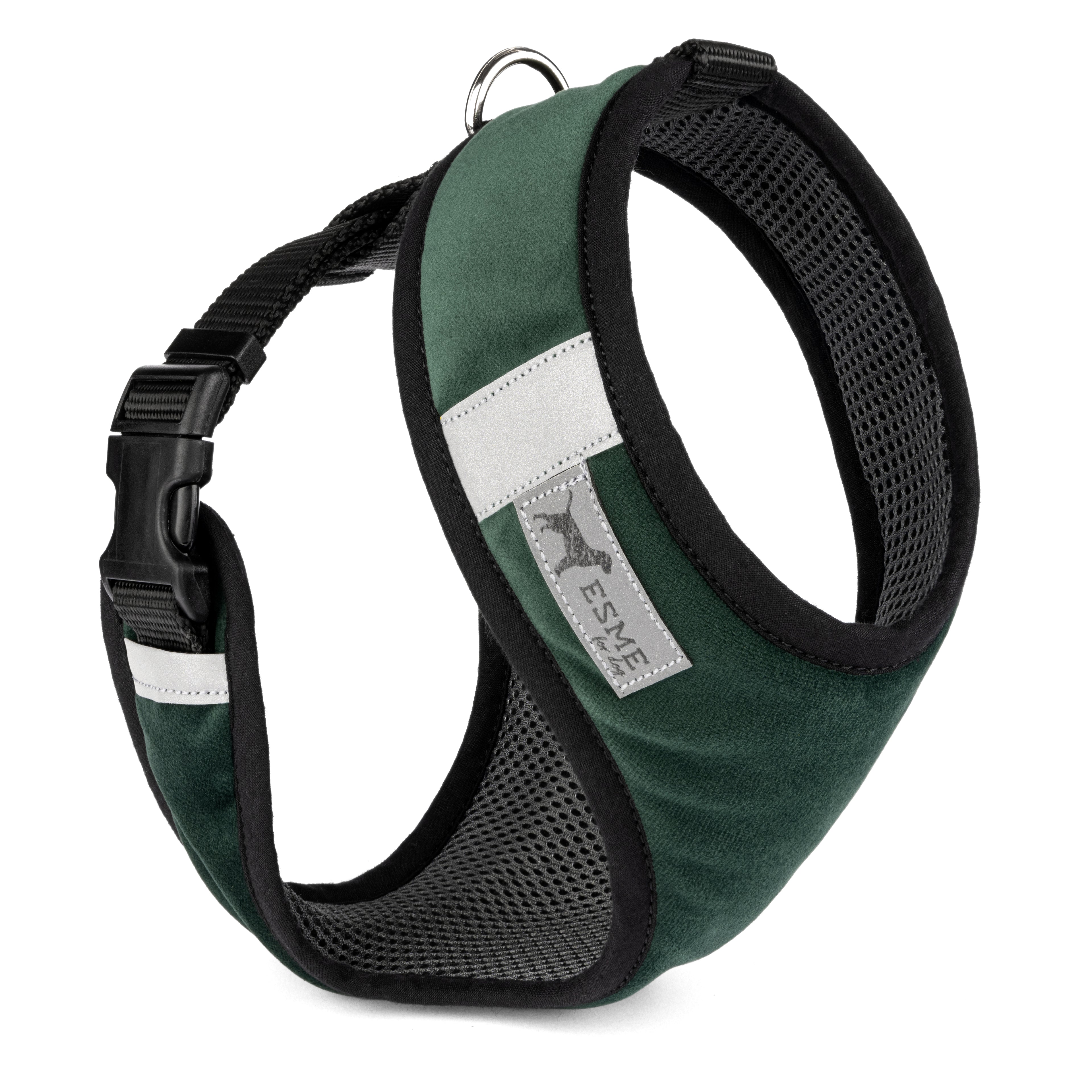 Polstrovaný postroj Soft Air pro mikro a malé psy - Avocado