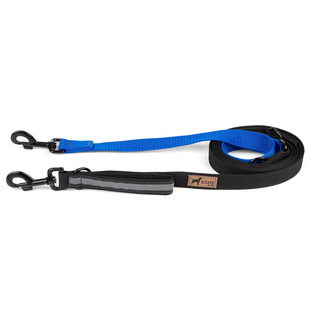 Přepínací vodítko pro psa – Sport Comfort - BLUE