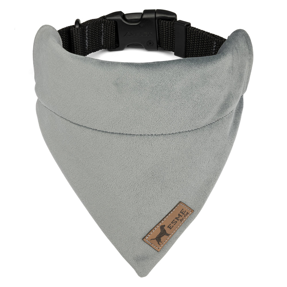 Sametová bandana pro psa – Platinum