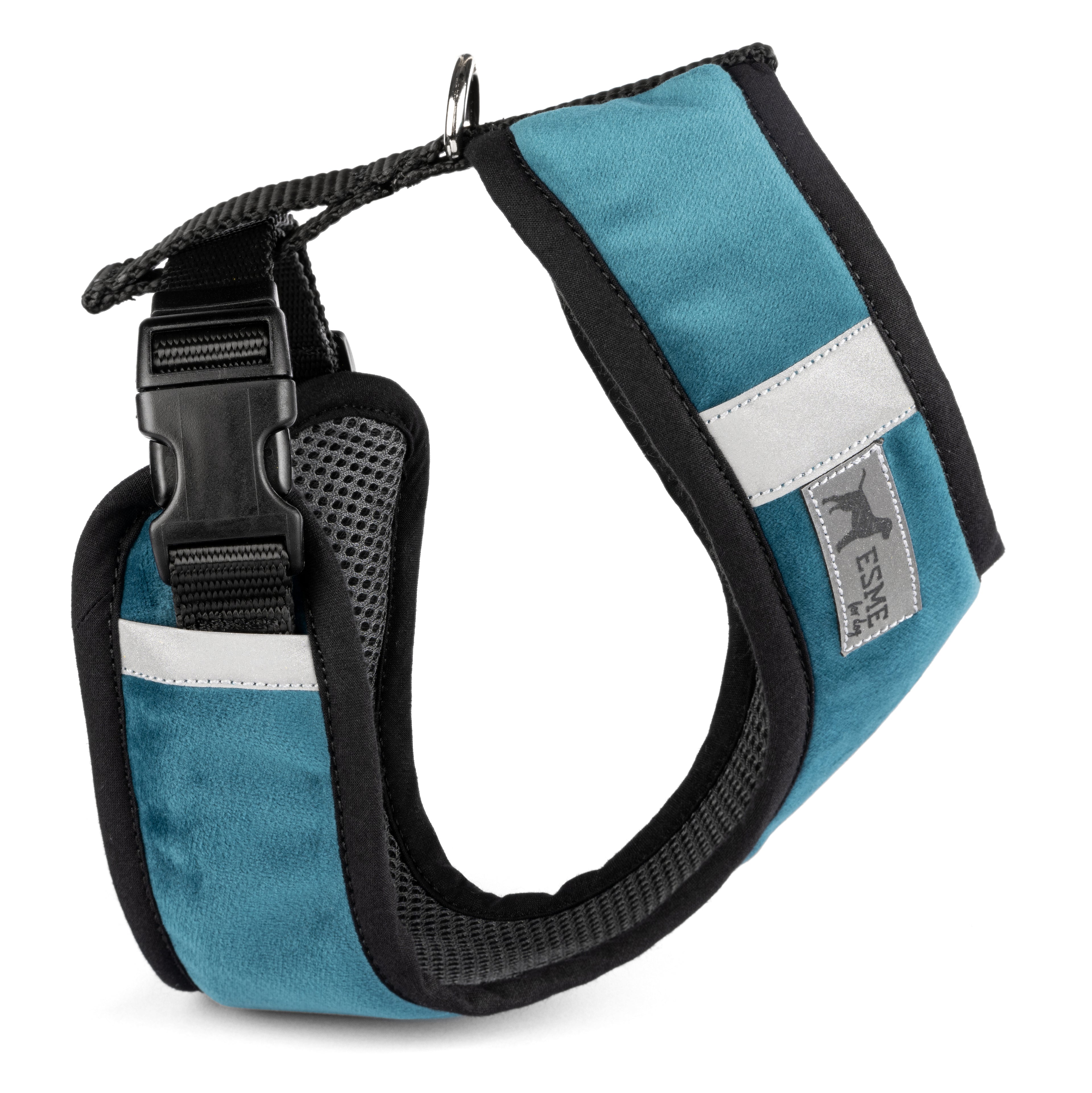 Polstrovaný postroj Soft Air pro mikro a malé psy - Azure