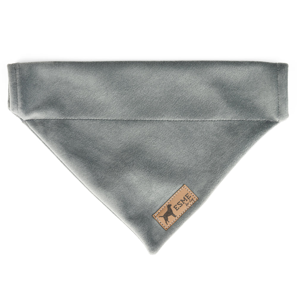 Sametová bandana pro psa – Platinum