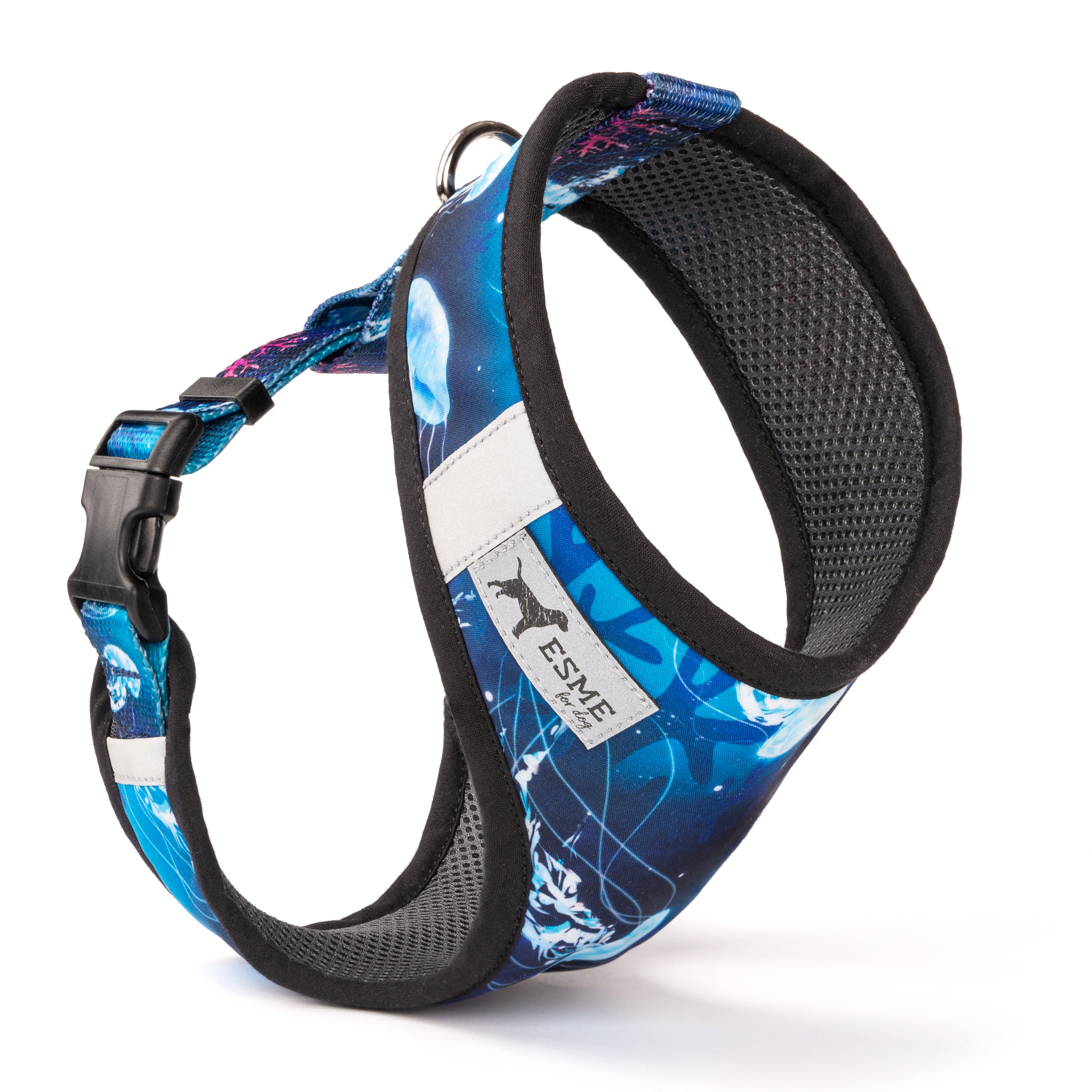 Polstrovaný postroj Soft Air pro mikro a malé psy – Aquarius