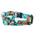 Obojek pro psy Martingale - Orange Tiger