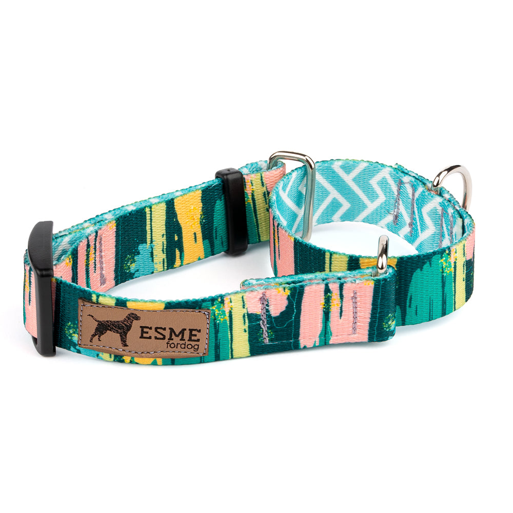Obojek pro psy Martingale - Tropical Jungle